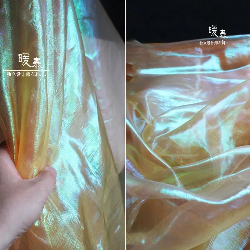 Laser Organza Tulle Fabric Gold Gradient DIY Patchwork Background Decor Veil Various Skirts Fluorescent Dress Designer Fabric
Laser Organza Tulle Fabric Gold Gradient DIY Patchwork Background Decor Veil Various Skirts Fluorescent Dress Designer Fabric
