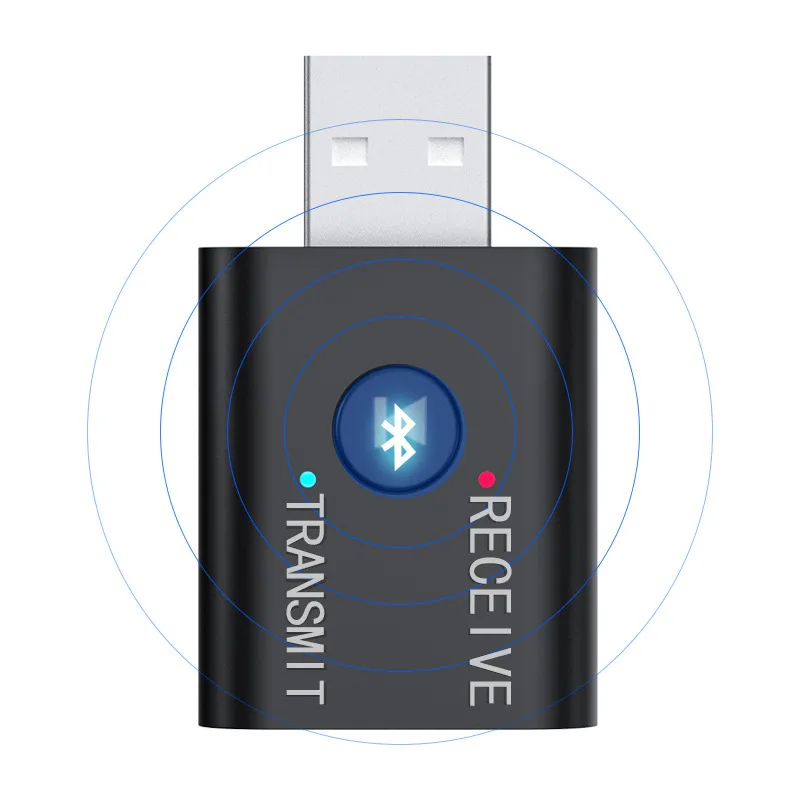2 в 1 USB беспроводной Bluetooth адаптер 5 0 передатчик для компьютера телевизора