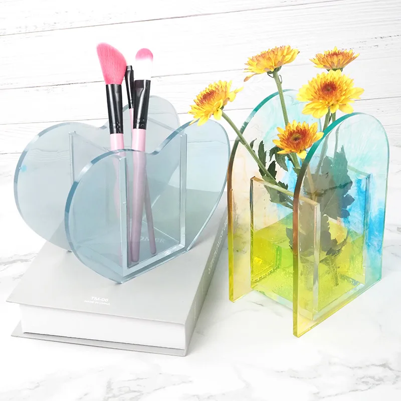 Vase DIY Art Crystal Epoxy Resin Maple Leaf Handmade Pen Holder Storage Mirror Silicone Mold Makeup Brush Box House Decoration
Vase DIY Art Crystal Epoxy Resin Maple Leaf Handmade Pen Holder Storage Mirror Silicone Mold Makeup Brush Box House Decoration