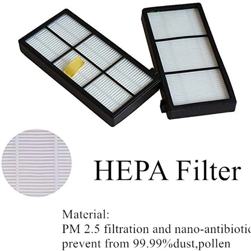 Replacement Roomba 960 Filters,13 Pcs Hepa Filter for IRobot Roomba 800 Series 900 Vacuum Cleaner Accessories
Replacement Roomba 960 Filters,13 Pcs Hepa Filter for IRobot Roomba 800 Series 900 Vacuum Cleaner Accessories