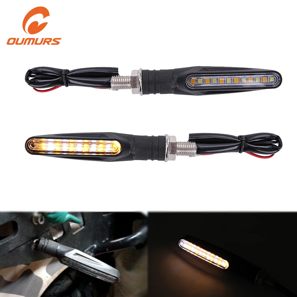 OUMURS 2PCS Motorcycle LED Turn Signal Indicator Front Tail Light 12V White Amber Motorbike Blinker amp Universal Cafe Racer
OUMURS 2PCS Motorcycle LED Turn Signal Indicator Front Tail Light 12V White Amber Motorbike Blinker amp Universal Cafe Racer