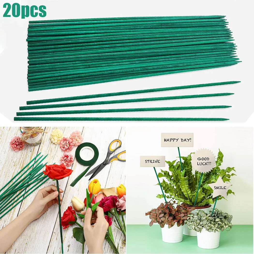 20pcs 40cm Green Wooden Plant Stake Support The Growth Of Garden Flowers And Plants For Floral Arrangements Growing Vegetables
20pcs 40cm Green Wooden Plant Stake Support The Growth Of Garden Flowers And Plants For Floral Arrangements Growing Vegetables