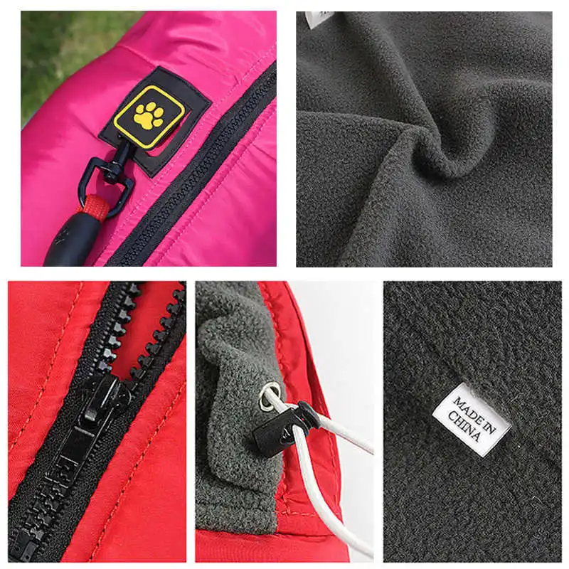 Waterproof Dog Clothes for Large Dogs Winter Warm Big Dog Jackets Padded Fleece Pet Coat Safety Reflective Design Dog Clothing
Waterproof Dog Clothes for Large Dogs Winter Warm Big Dog Jackets Padded Fleece Pet Coat Safety Reflective Design Dog Clothing