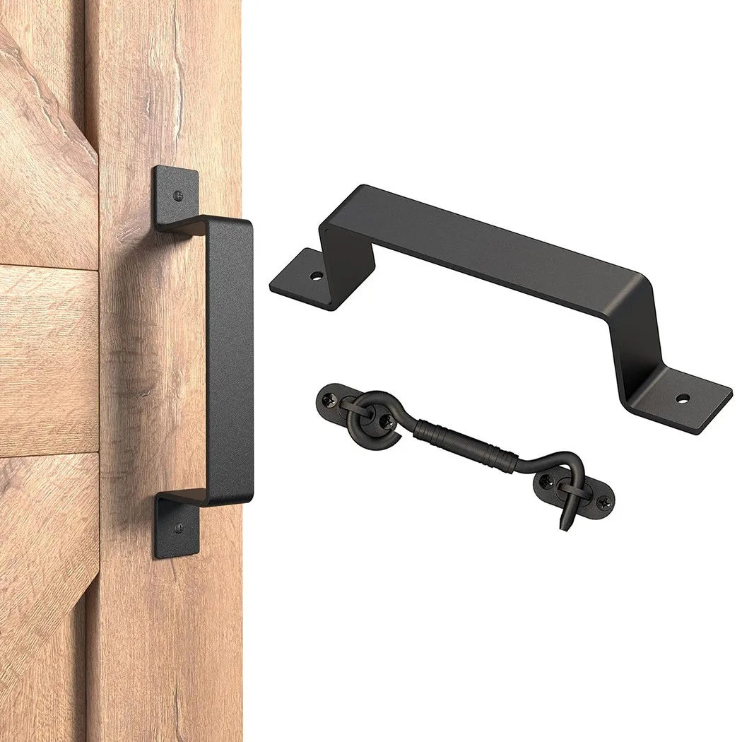 Sliding Barn Pull Door Handle&Heavy Duty Door Window Latch Lock Hook For Garden Gate Garage Furniture Cabinet Closet Drawer Knob
Sliding Barn Pull Door Handle&Heavy Duty Door Window Latch Lock Hook For Garden Gate Garage Furniture Cabinet Closet Drawer Knob