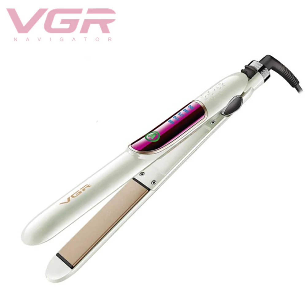 VGR Hair Curler for Curling Or Straightening Ceramic Hair Straightener Rod Curler Egg Roll LCD Splint
VGR Hair Curler for Curling Or Straightening Ceramic Hair Straightener Rod Curler Egg Roll LCD Splint