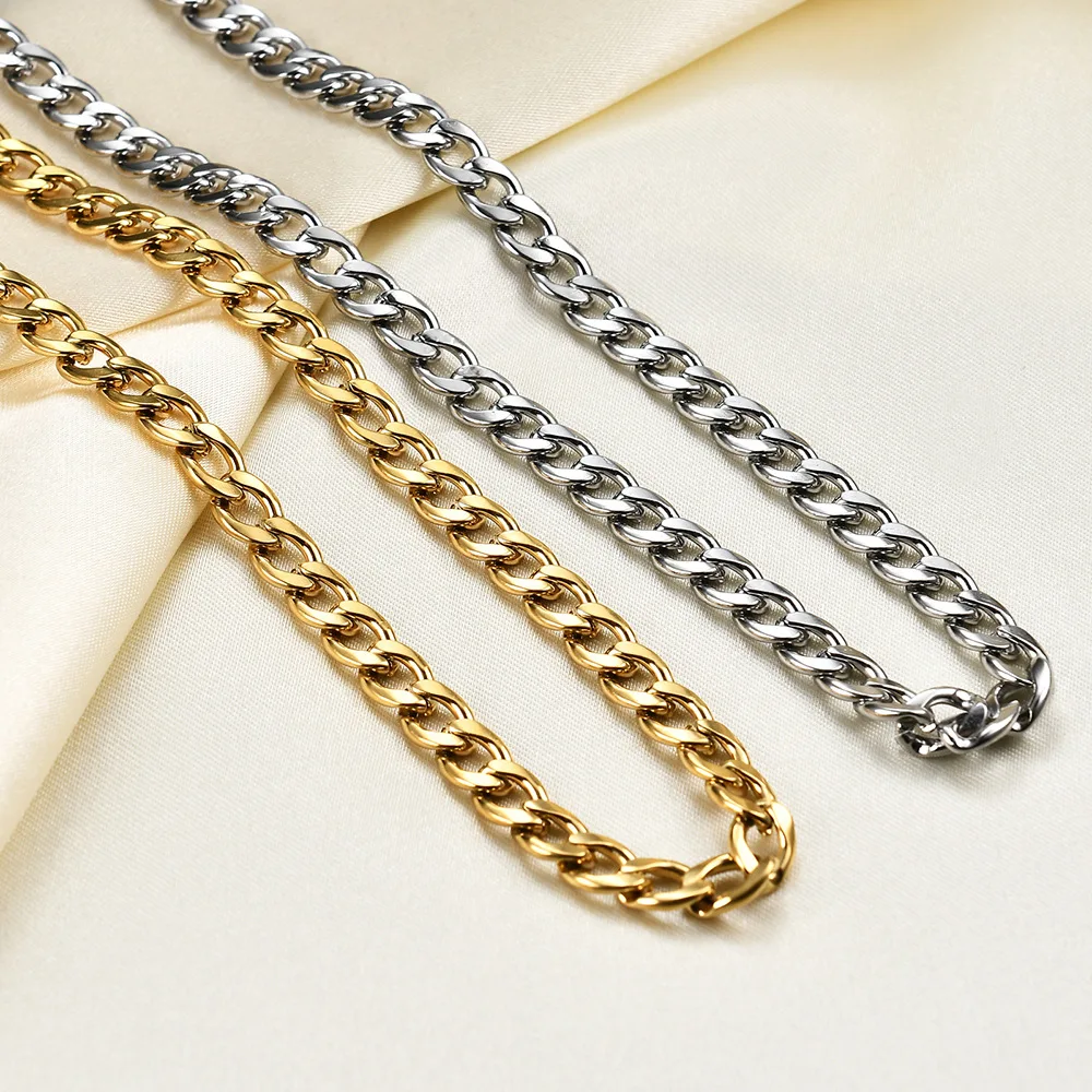Figaro Chain Sweater Chain 6mm Stainless Steel NK European and American Men's Popular Rough Necklace Accessories
Figaro Chain Sweater Chain 6mm Stainless Steel NK European and American Men's Popular Rough Necklace Accessories