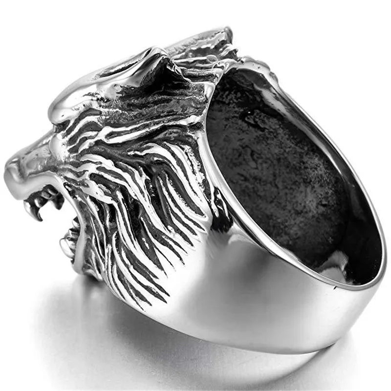 New Fashion Creative Icefield Wolf Head Domineering Men's Ring Birthday Gift Party Party Anniversary Jewelry Ring Wholesale 
New Fashion Creative Icefield Wolf Head Domineering Men's Ring Birthday Gift Party Party Anniversary Jewelry Ring Wholesale