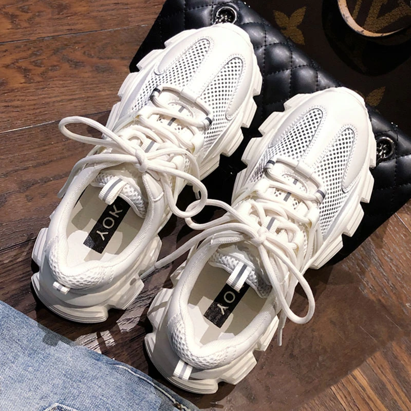 Women's Shoes 2021 Spring Women's Sports Shoes Fashion Women's Sneakers New Small White Shoes Mesh Breathable Thick Sole Shoes
Women's Shoes 2021 Spring Women's Sports Shoes Fashion Women's Sneakers New Small White Shoes Mesh Breathable Thick Sole Shoes