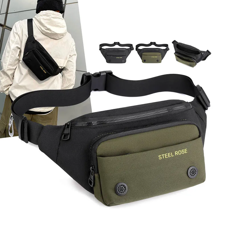Casual Men Chest Bags Multi-Function Crossbody Bag Waist Pack Nylon Zipper Phone Pouch Man Hip Fanny Pack Short Travel Bag
Casual Men Chest Bags Multi-Function Crossbody Bag Waist Pack Nylon Zipper Phone Pouch Man Hip Fanny Pack Short Travel Bag