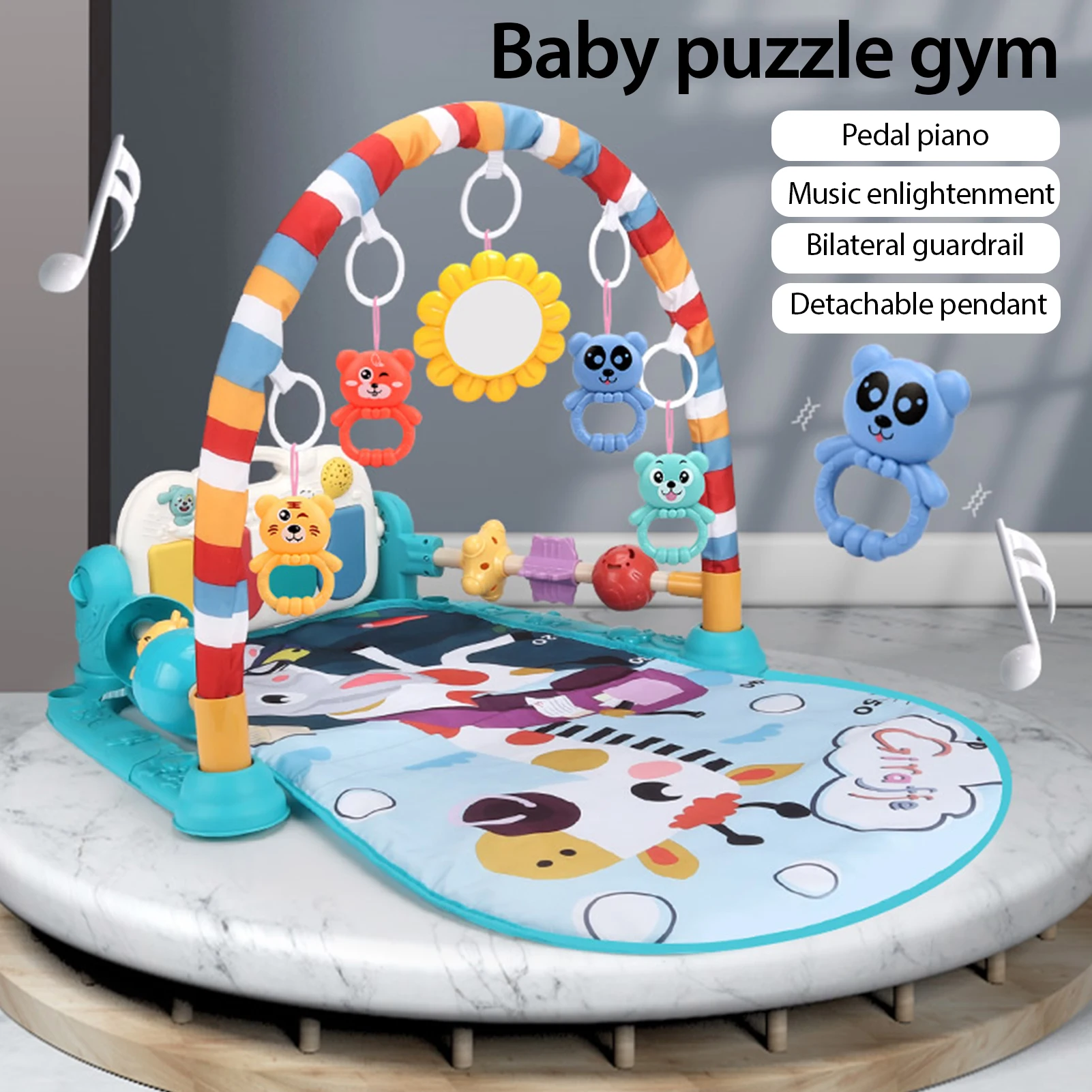 1 Set Baby Music Rack Play Mat Play Mat Playmat With Educational Toys Baby Gym Music Crawling Mat Crawling Blanket
1 Set Baby Music Rack Play Mat Play Mat Playmat With Educational Toys Baby Gym Music Crawling Mat Crawling Blanket