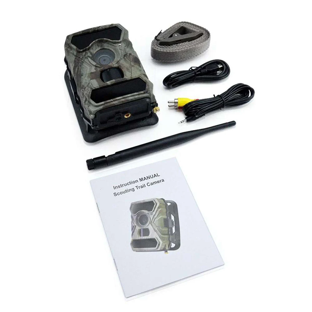 Trail Hunting Camera 12MP 1080P Hunting Camera Wild Surveillance IR Night Vision 3G Wide Angle Wildlife Scouting Cameras S880G
Trail Hunting Camera 12MP 1080P Hunting Camera Wild Surveillance IR Night Vision 3G Wide Angle Wildlife Scouting Cameras S880G