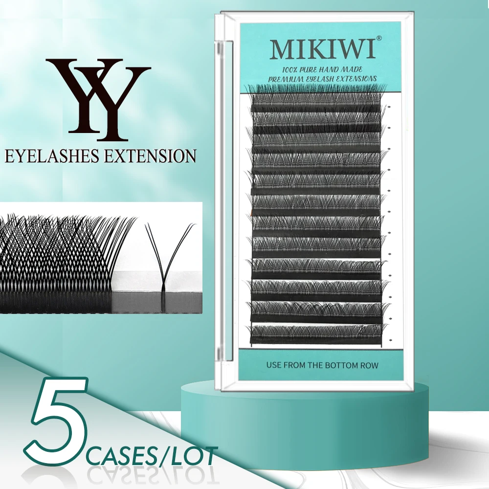 MIKIWI 5 Чехол/лот Y-образные ресницы для наращивания 0,07 готовые веера профессиональные матовые Индивидуальные ресницы для макияжа cilios
MIKIWI 5 Чехол/лот Y-образные ресницы для наращивания 0,07 готовые веера профессиональные матовые Индивидуальные ресницы для макияжа cilios