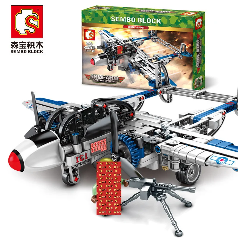 Senbao 704300 Toy Military Lightning Fighter Boy Assembling Puzzle and Inserting Building Blocks Gift Construction Toys Blocks
Senbao 704300 Toy Military Lightning Fighter Boy Assembling Puzzle and Inserting Building Blocks Gift Construction Toys Blocks