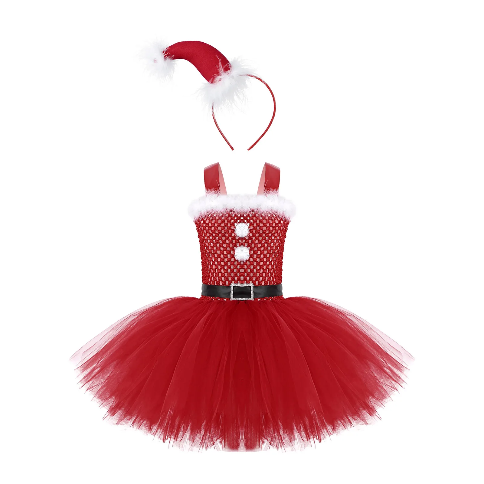 Kids Girls Princess Tutu Dress For Party Birthday Christmas Halloween Costume Knee-length Xmas Children's Clothes With Hair Hoop
Kids Girls Princess Tutu Dress For Party Birthday Christmas Halloween Costume Knee-length Xmas Children's Clothes With Hair Hoop