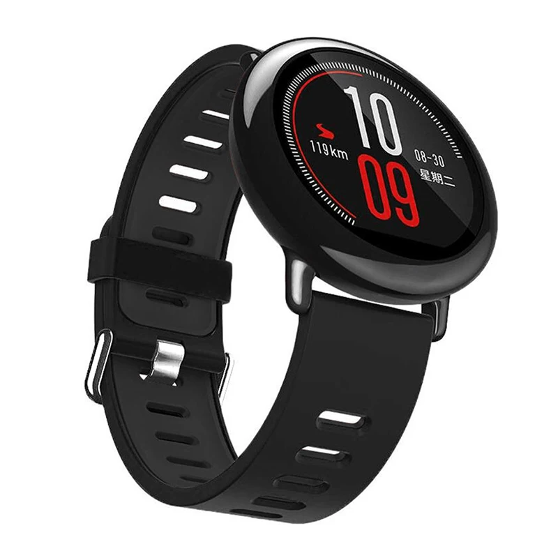 Ремешок силиконовый для Huami Amazfit Pace /Stratos 3 2 2S сменный спортивный браслет наручных