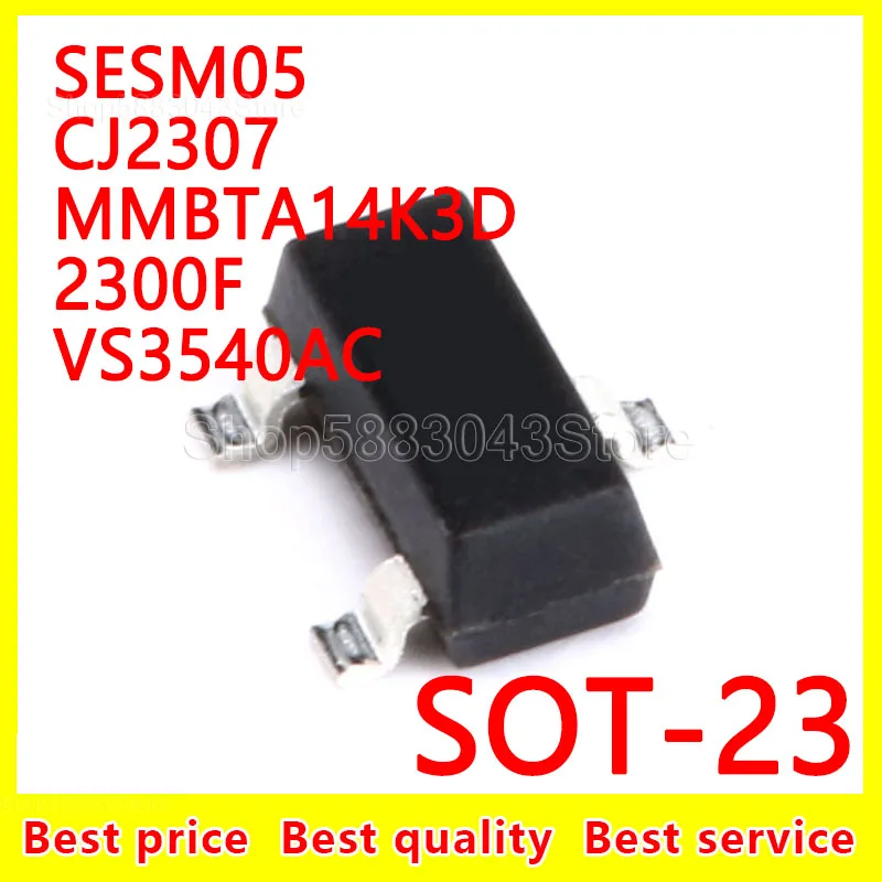 (20 шт.) 100% Новый оригинальный SESM05 CJ2307 MMBTA14K3D 2300F VS3540AC SOT-23 SOT23
(20 шт.) 100% Новый оригинальный SESM05 CJ2307 MMBTA14K3D 2300F VS3540AC SOT-23 SOT23