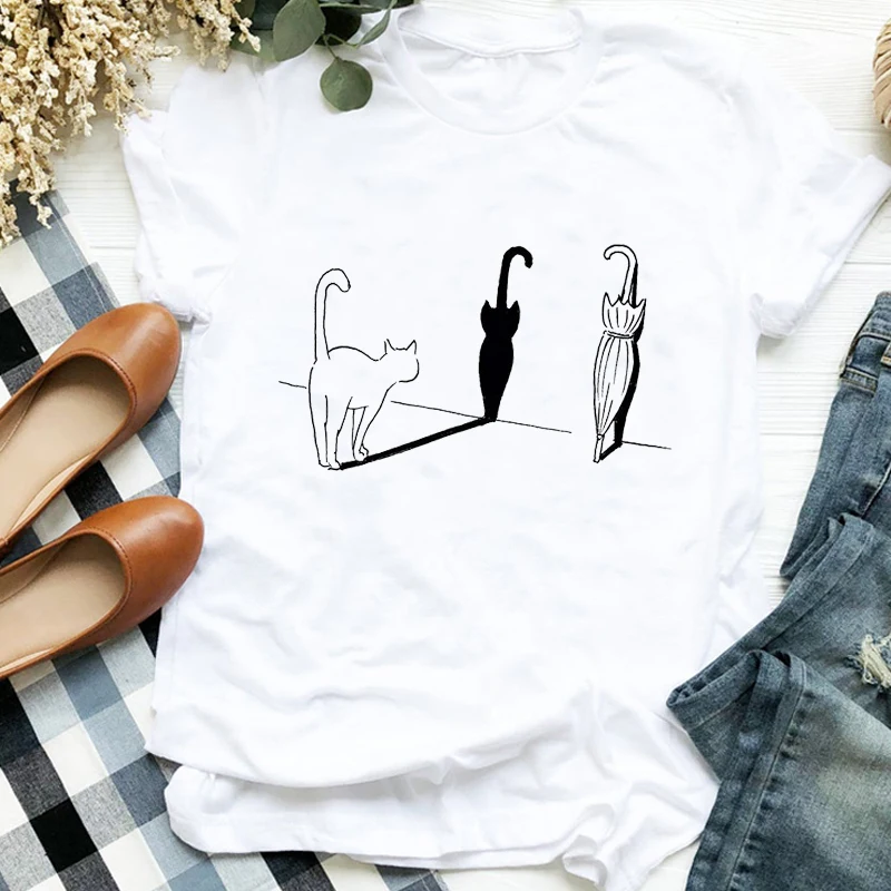 Summer Harajuku Top Graphic Women's T-shirt Cartoon Cat Print T-shirt Mujer Camisetas Fashion 90s T-shirt Short Sleeve Female
Summer Harajuku Top Graphic Women's T-shirt Cartoon Cat Print T-shirt Mujer Camisetas Fashion 90s T-shirt Short Sleeve Female