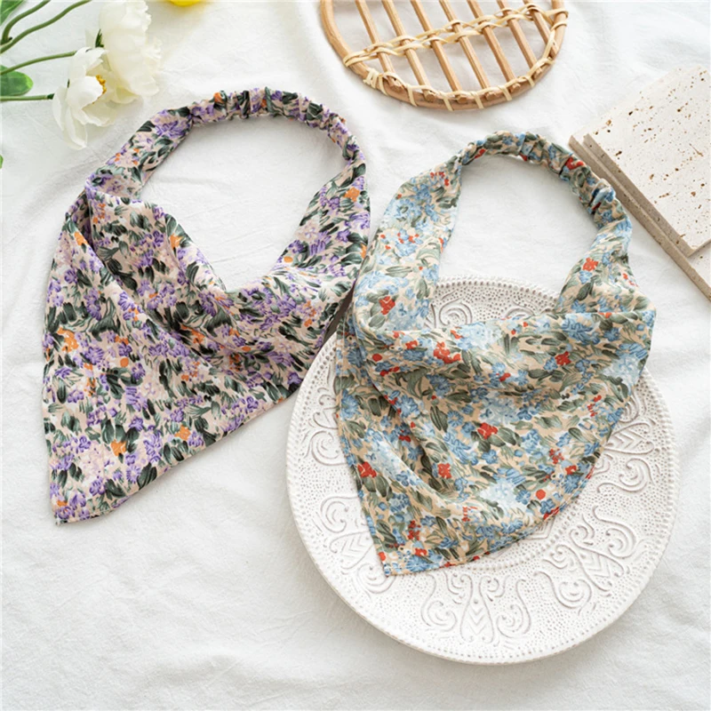Elastic Hair Bands DIY Hair Styling Headwear Headband with Clips Floral Print Hair Scrunchies Sweet Headband Triangle Hair Scarf
Elastic Hair Bands DIY Hair Styling Headwear Headband with Clips Floral Print Hair Scrunchies Sweet Headband Triangle Hair Scarf