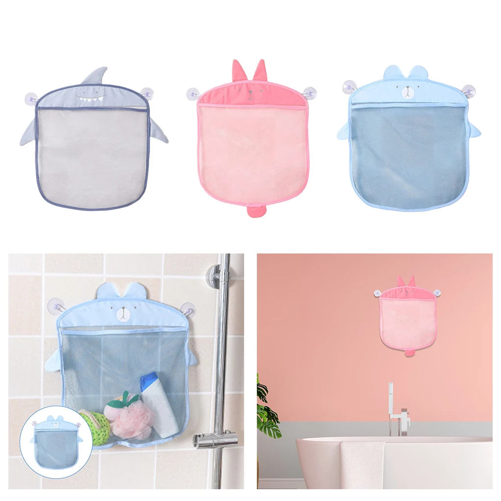 Bath Toy Organizer Storage Holders , Baby Bathtub Toys Quick Dry Mesh Bag with Suction, Toddler Play Bathroom Storage Tray Bag 
Bath Toy Organizer Storage Holders , Baby Bathtub Toys Quick Dry Mesh Bag with Suction, Toddler Play Bathroom Storage Tray Bag