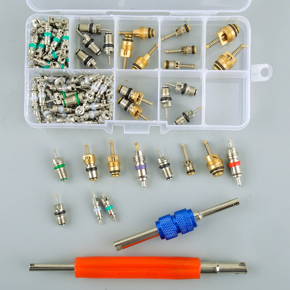 Universal 100Pcs/Set Car AC Air Conditioner Valve Core Remover Tool R134A R12 Accessories
Universal 100Pcs/Set Car AC Air Conditioner Valve Core Remover Tool R134A R12 Accessories