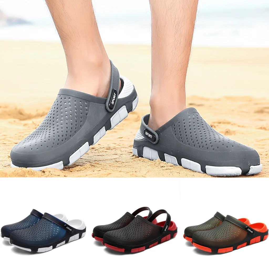 SAGACE Casual shoes Men Durable Light Weight Breathable Slippers Men Holes Slippers Beach Hole Shoes sandals men sports sandals
SAGACE Casual shoes Men Durable Light Weight Breathable Slippers Men Holes Slippers Beach Hole Shoes sandals men sports sandals