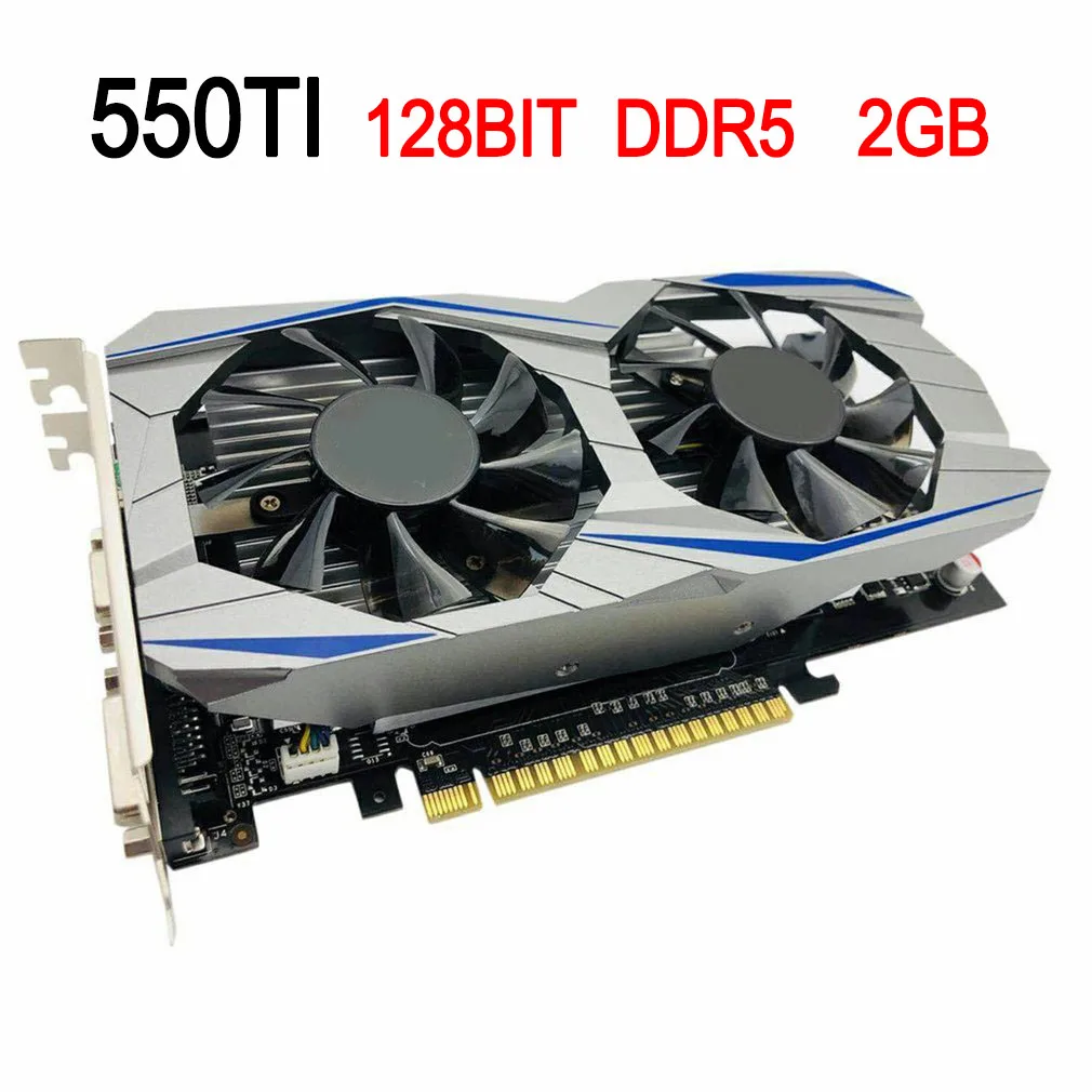 Hot Newest Video Card Game Accessories Plastic 7680 X 4320 550TI 2G 128Bit DDR5 550 Ti Desktop Computer Components Fast Delivery
Hot Newest Video Card Game Accessories Plastic 7680 X 4320 550TI 2G 128Bit DDR5 550 Ti Desktop Computer Components Fast Delivery