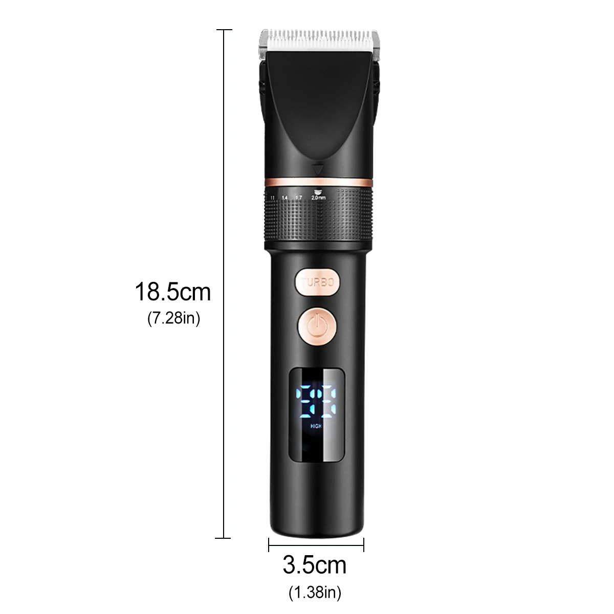 Men Electric Hair Clipper Hair Shaver Trimmer Cordless 2 Gear Power 5 Speed Adjustment USB Charge LCD Display With 4 Limit Comb
Men Electric Hair Clipper Hair Shaver Trimmer Cordless 2 Gear Power 5 Speed Adjustment USB Charge LCD Display With 4 Limit Comb