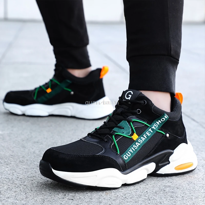 Breathable Men Work Safety Shoes Anti-smashing Steel Toe Cap Working Boots Construction Indestructible Work Sneakers Men Shoes
Breathable Men Work Safety Shoes Anti-smashing Steel Toe Cap Working Boots Construction Indestructible Work Sneakers Men Shoes