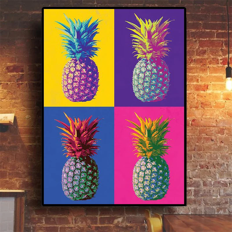 Colored Fruits Pineapple Canvas Painting Modern Restaurant Kitchen Wall Decorative Posters Wall Art Nodic Home Decor (No Frame)
Colored Fruits Pineapple Canvas Painting Modern Restaurant Kitchen Wall Decorative Posters Wall Art Nodic Home Decor (No Frame)