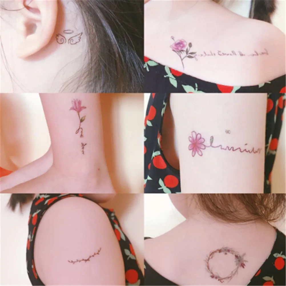 Multi Style Beautiful Water Transfer Tattoos Womens Girls Body Art Makeup Cool 3D Waterproof Temporary Tattoo Stickers
Multi Style Beautiful Water Transfer Tattoos Womens Girls Body Art Makeup Cool 3D Waterproof Temporary Tattoo Stickers