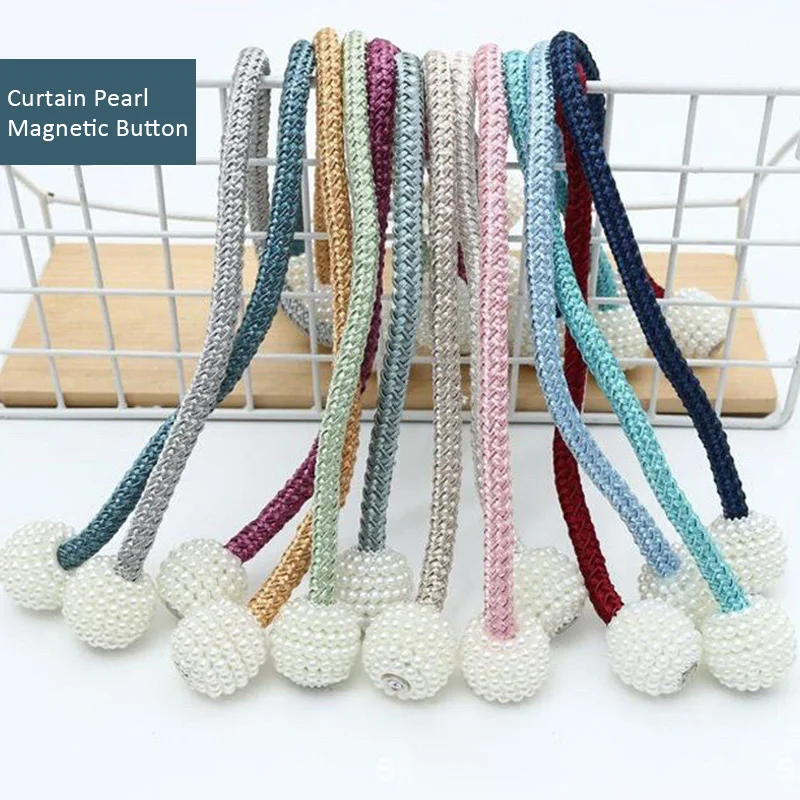 New Magnetic Ball Curtain Tiebacks Tie Rope Accessory Rods Accessoires Backs Holdbacks Buckle Clips Hook Holder Home Decor
New Magnetic Ball Curtain Tiebacks Tie Rope Accessory Rods Accessoires Backs Holdbacks Buckle Clips Hook Holder Home Decor