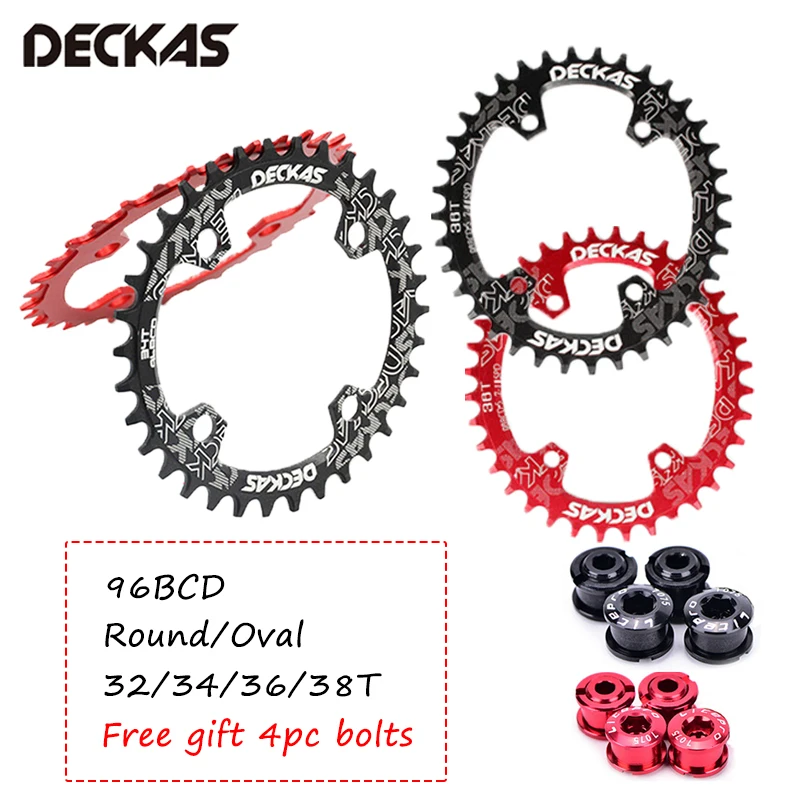 DECKAS BCD 96 цепное кольцо узкий широкий 94BCD MTB велосипед 32T 38T симметричная цепь