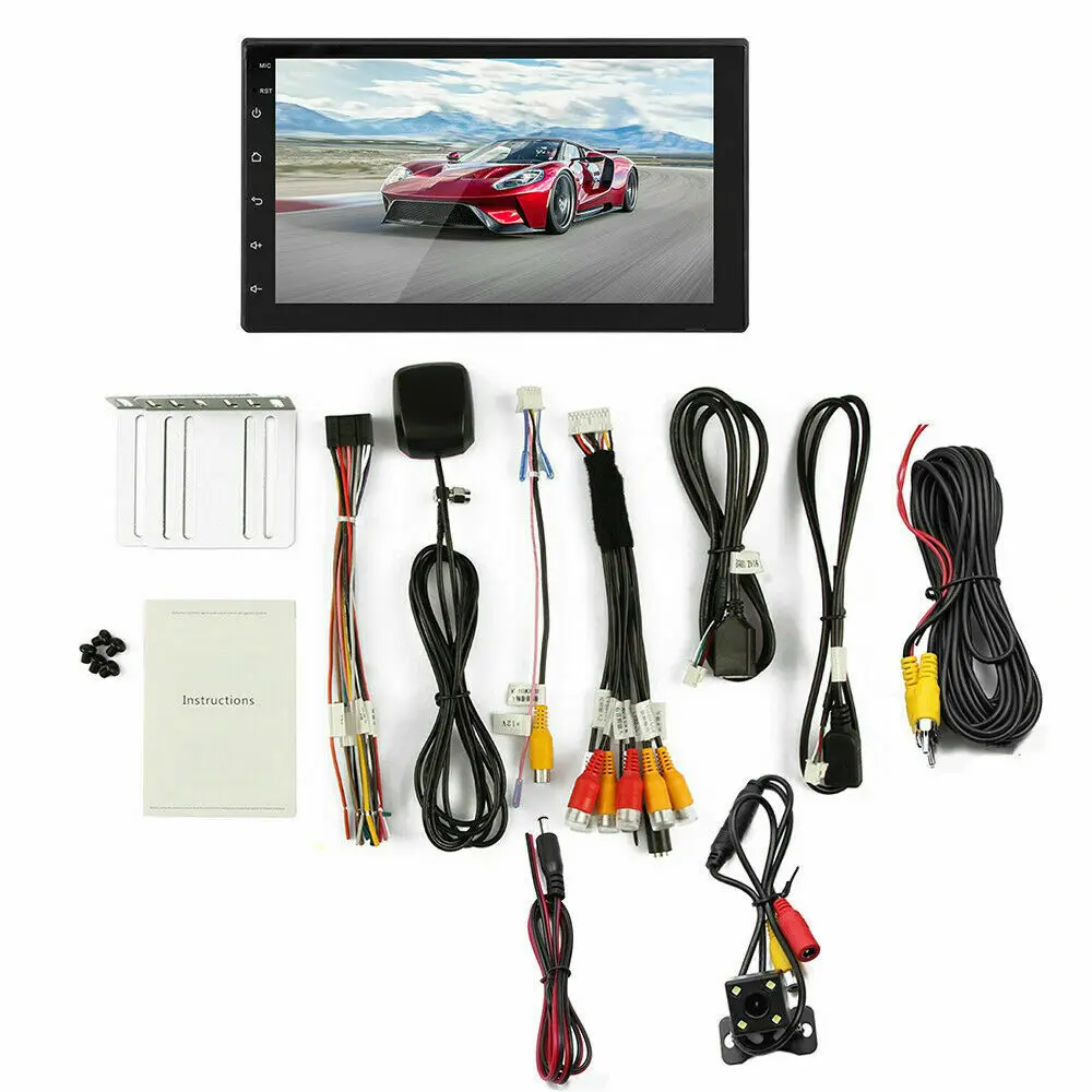 Автомагнитола 7 " 2 DIN MP5 плеер сенсорный экран радио FM/USB/AUX | Электроника