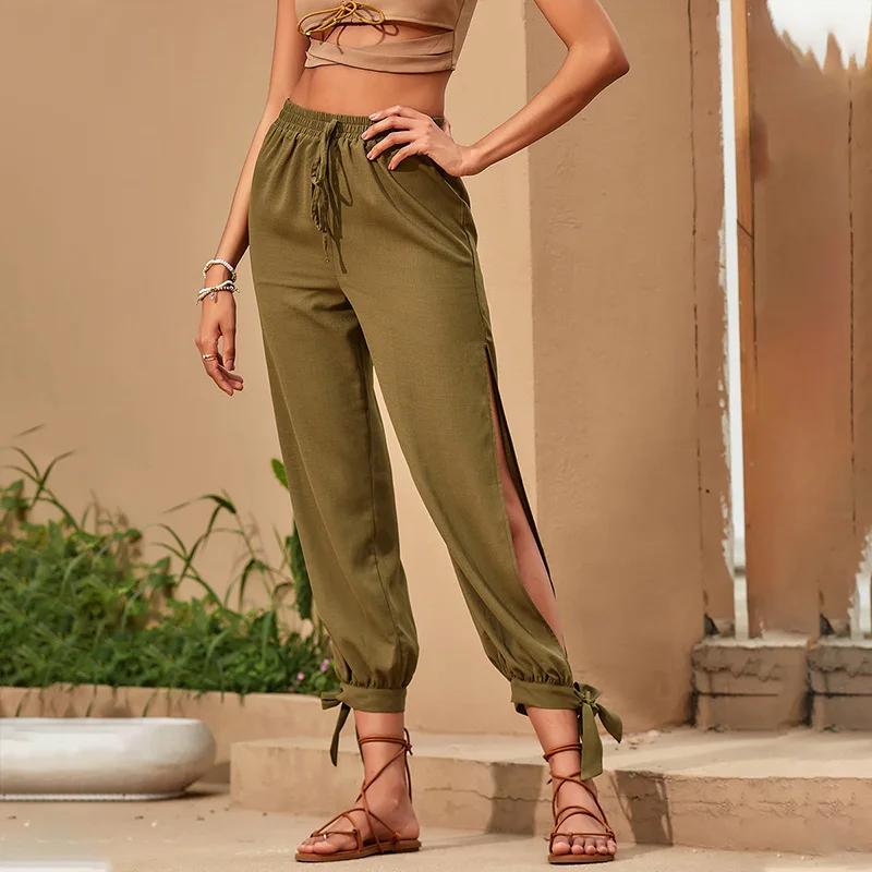 SHEIN штаны с разрезом