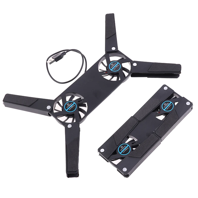 CPU Cooler Foldable USB Cooling Fan Mini Octopus Cooler Pad Quiet Stand Double Fans for 7-15 inch Notebook Laptop
CPU Cooler Foldable USB Cooling Fan Mini Octopus Cooler Pad Quiet Stand Double Fans for 7-15 inch Notebook Laptop