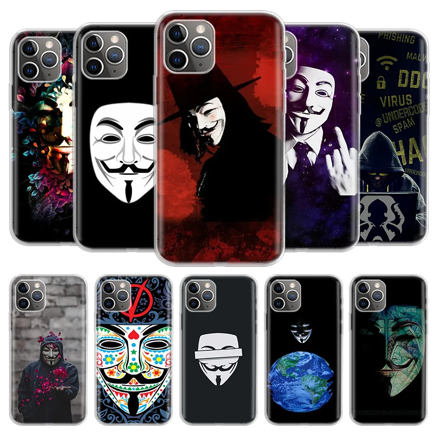 V for Vendetta Skull Cover Phone Case For iPhone 13 12 11 Pro 7 6 X 8 6S Plus XS MAX + XR Mini SE 5S Coque Shell Capa Fundas
V for Vendetta Skull Cover Phone Case For iPhone 13 12 11 Pro 7 6 X 8 6S Plus XS MAX + XR Mini SE 5S Coque Shell Capa Fundas