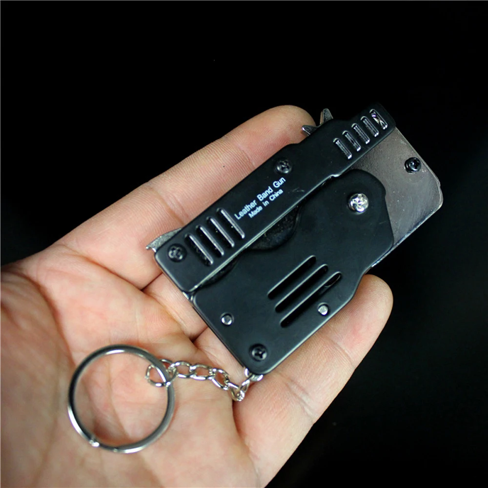 Gun Toys Boy's Slingshot Outdoor Gun Weapon Pistol Mini Folding All Metal Gun Key Ring Rubber Band Gun Toys For Boys Kids Gift
Gun Toys Boy's Slingshot Outdoor Gun Weapon Pistol Mini Folding All Metal Gun Key Ring Rubber Band Gun Toys For Boys Kids Gift