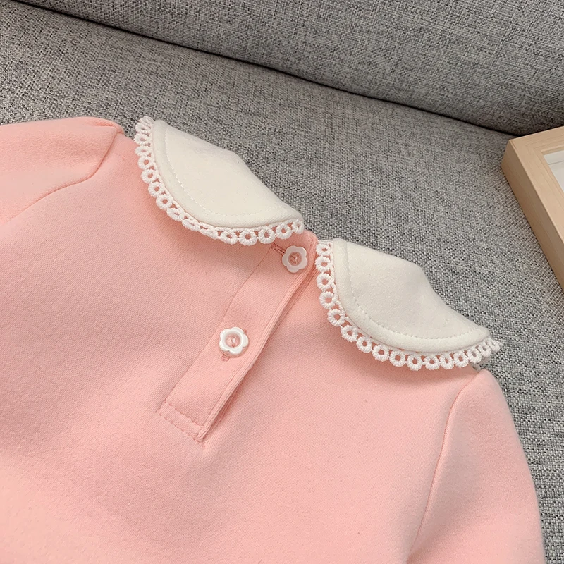 Children'S Long-Sleeved T-Shirt Spring Top Korean Doll Collar Girls Bottoming Shirt Spring Autumn Fashion Baby Girls Clothes
Children'S Long-Sleeved T-Shirt Spring Top Korean Doll Collar Girls Bottoming Shirt Spring Autumn Fashion Baby Girls Clothes