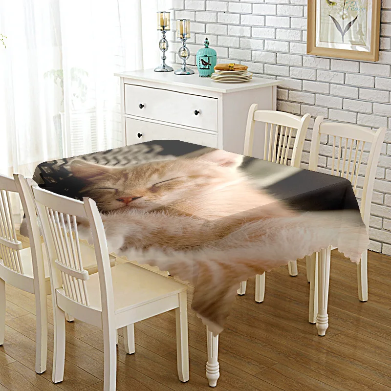 Cat Cute Pet Art Tablecloth Home Table Cloth TV Cabinet Coffee Table Cloth round Table Placemat european tablecloths
Cat Cute Pet Art Tablecloth Home Table Cloth TV Cabinet Coffee Table Cloth round Table Placemat european tablecloths