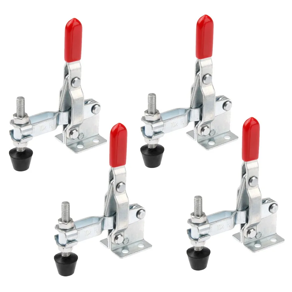 4pcs Set GH-102-B Vertical Type Toggle Clamps Hand Tool Holding Capacity 100kg Clamp Hand Clip Tool
4pcs Set GH-102-B Vertical Type Toggle Clamps Hand Tool Holding Capacity 100kg Clamp Hand Clip Tool