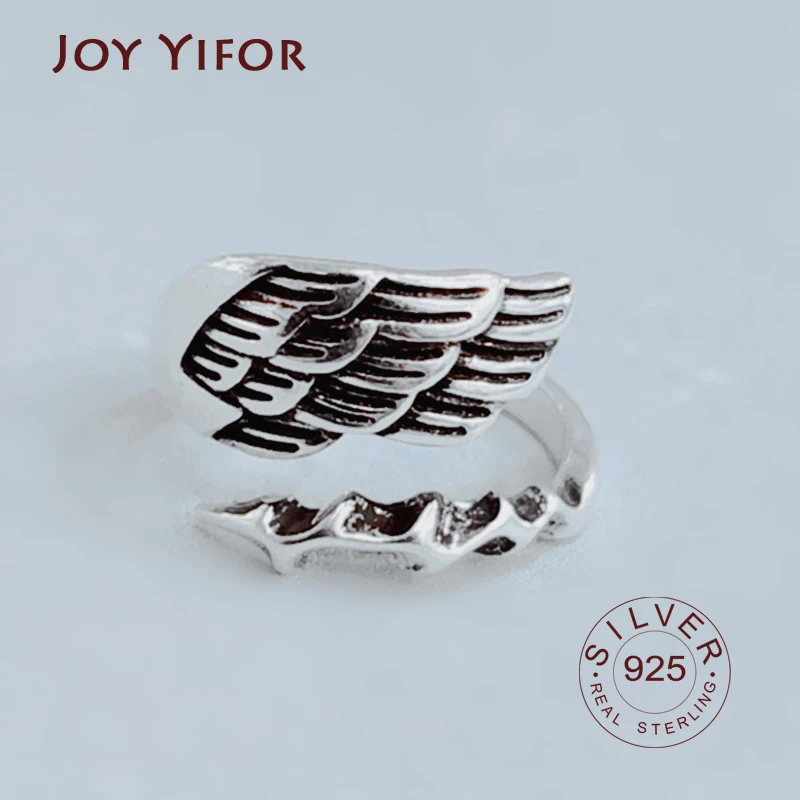 S925 Sterling Silver Rings for women Female Resizable Korea Ring Handmade wings 925 Para Mujer Bijoux Femme fine Jewelry
S925 Sterling Silver Rings for women Female Resizable Korea Ring Handmade wings 925 Para Mujer Bijoux Femme fine Jewelry