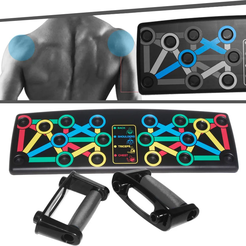Foldable 14 In 1 Push Up Board with Instruction Men Women Push-up Stands GYM Body Training Print Body Building Fitness Exercise
Foldable 14 In 1 Push Up Board with Instruction Men Women Push-up Stands GYM Body Training Print Body Building Fitness Exercise