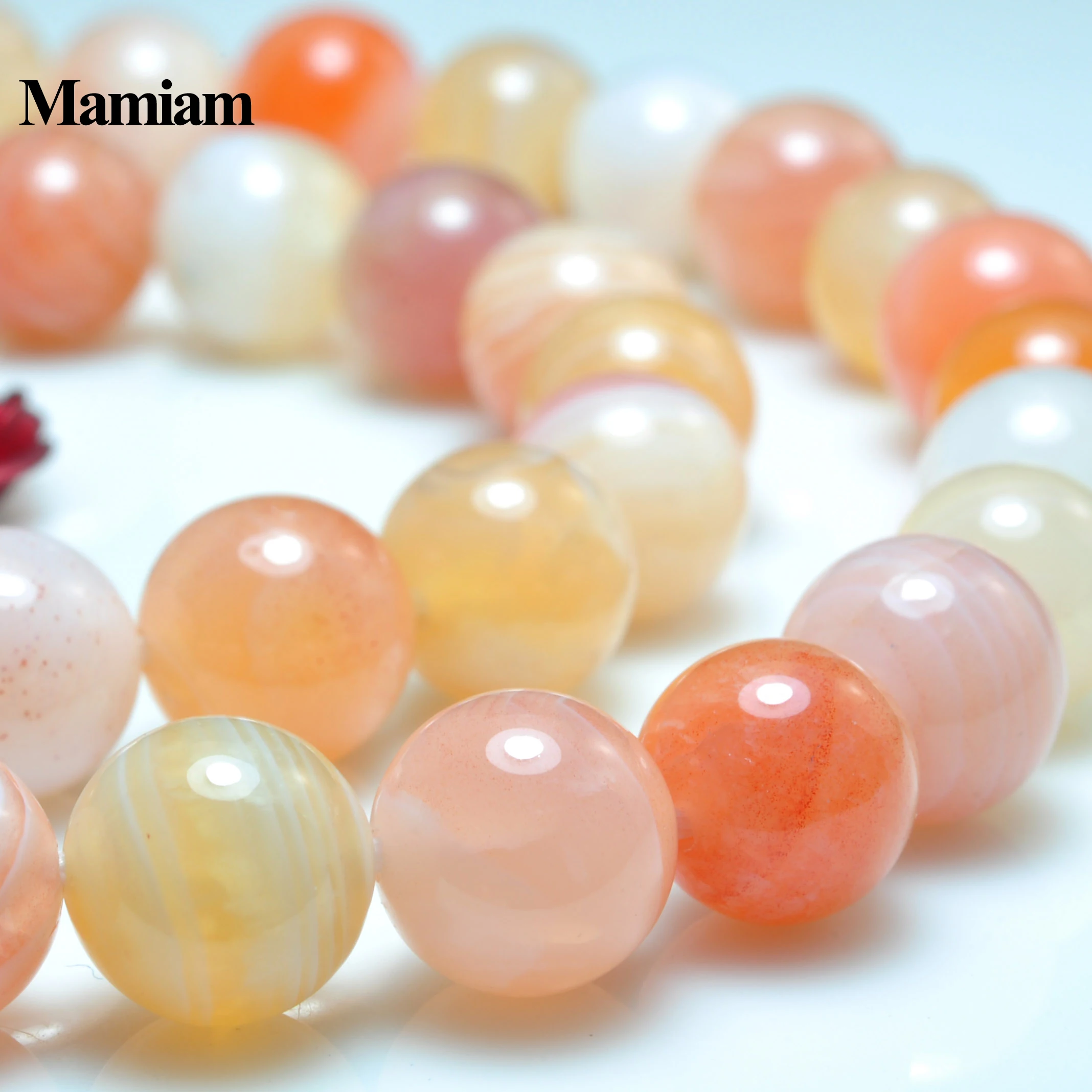 Mamiam Natural Red Botswana Agate Beads Smooth Round Loose Stone Bracelet Necklace Diy Jewelry Making Gemstone or Gift Design
Mamiam Natural Red Botswana Agate Beads Smooth Round Loose Stone Bracelet Necklace Diy Jewelry Making Gemstone or Gift Design