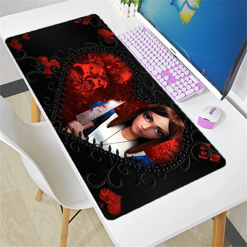 Mouse Pad Large Gamer XXL Keyboard Desk Mouse Mat 900x400cm Carpet Rubber Tapis Gaming American McGee's Alice For CSGO Mousepad
Mouse Pad Large Gamer XXL Keyboard Desk Mouse Mat 900x400cm Carpet Rubber Tapis Gaming American McGee's Alice For CSGO Mousepad