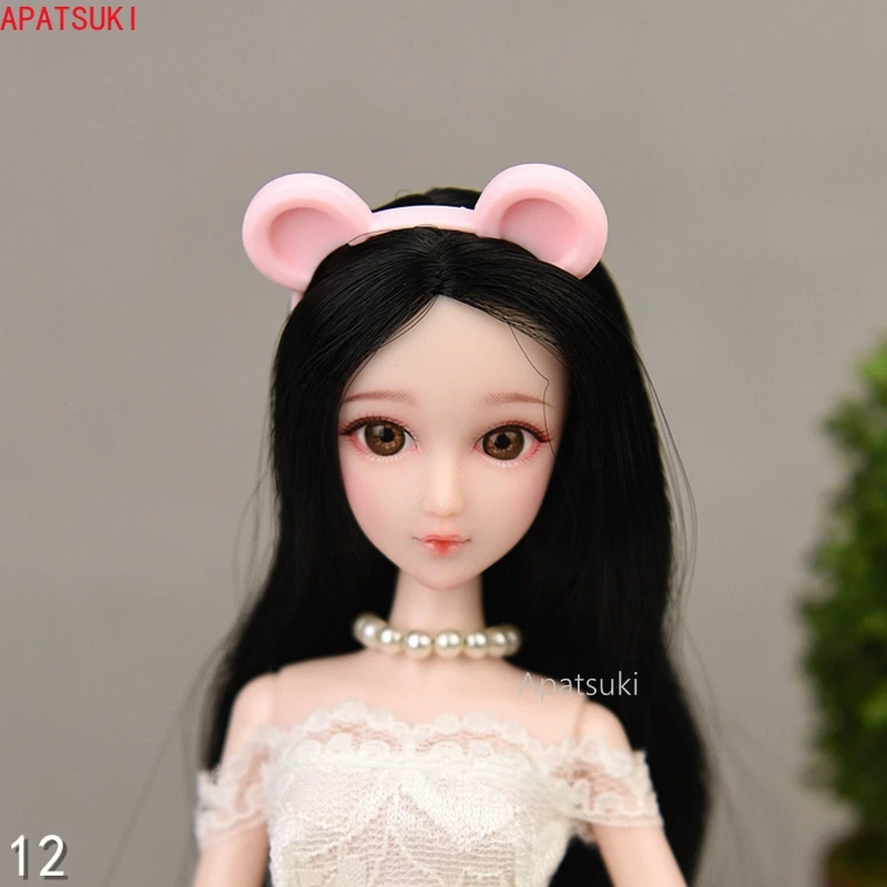 Pink Mouse Ear Headwear Headband Plastic Tiara For Barbie Doll Accessories Hairwear Hair Accessories For 1/6 Dolls Kids Toys
Pink Mouse Ear Headwear Headband Plastic Tiara For Barbie Doll Accessories Hairwear Hair Accessories For 1/6 Dolls Kids Toys