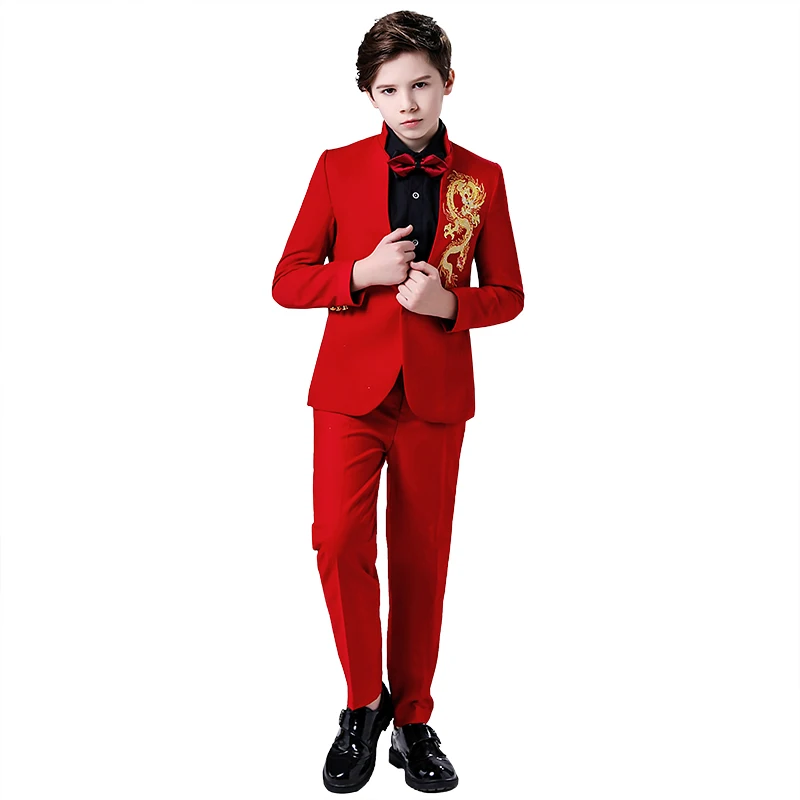 Высококачественный костюм для мальчиков, туника, женский свадебный костюм, куртка, школьная одежда для девочек с цветами, смокинг 
Высококачественный костюм для мальчиков, туника, женский свадебный костюм, куртка, школьная одежда для девочек с цветами, смокинг