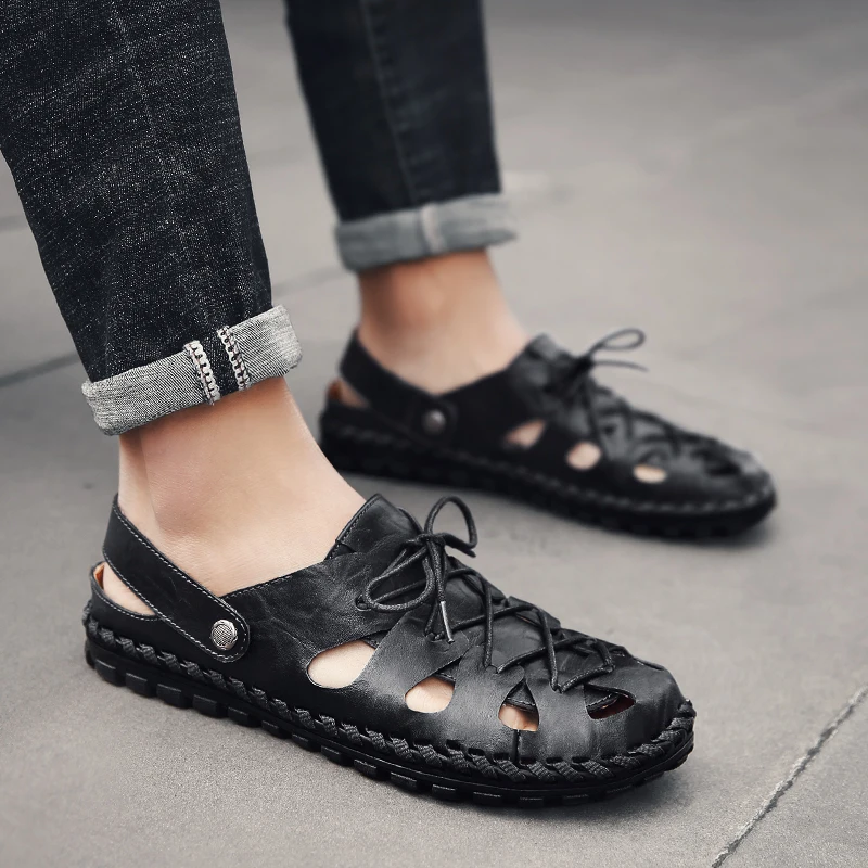 Sandalias De Cuero Para Hombre Sandals Men Summer Shoes Man Breathable Sandali Da Uomo Air Mesh Zapatillas Transpirables
Sandalias De Cuero Para Hombre Sandals Men Summer Shoes Man Breathable Sandali Da Uomo Air Mesh Zapatillas Transpirables