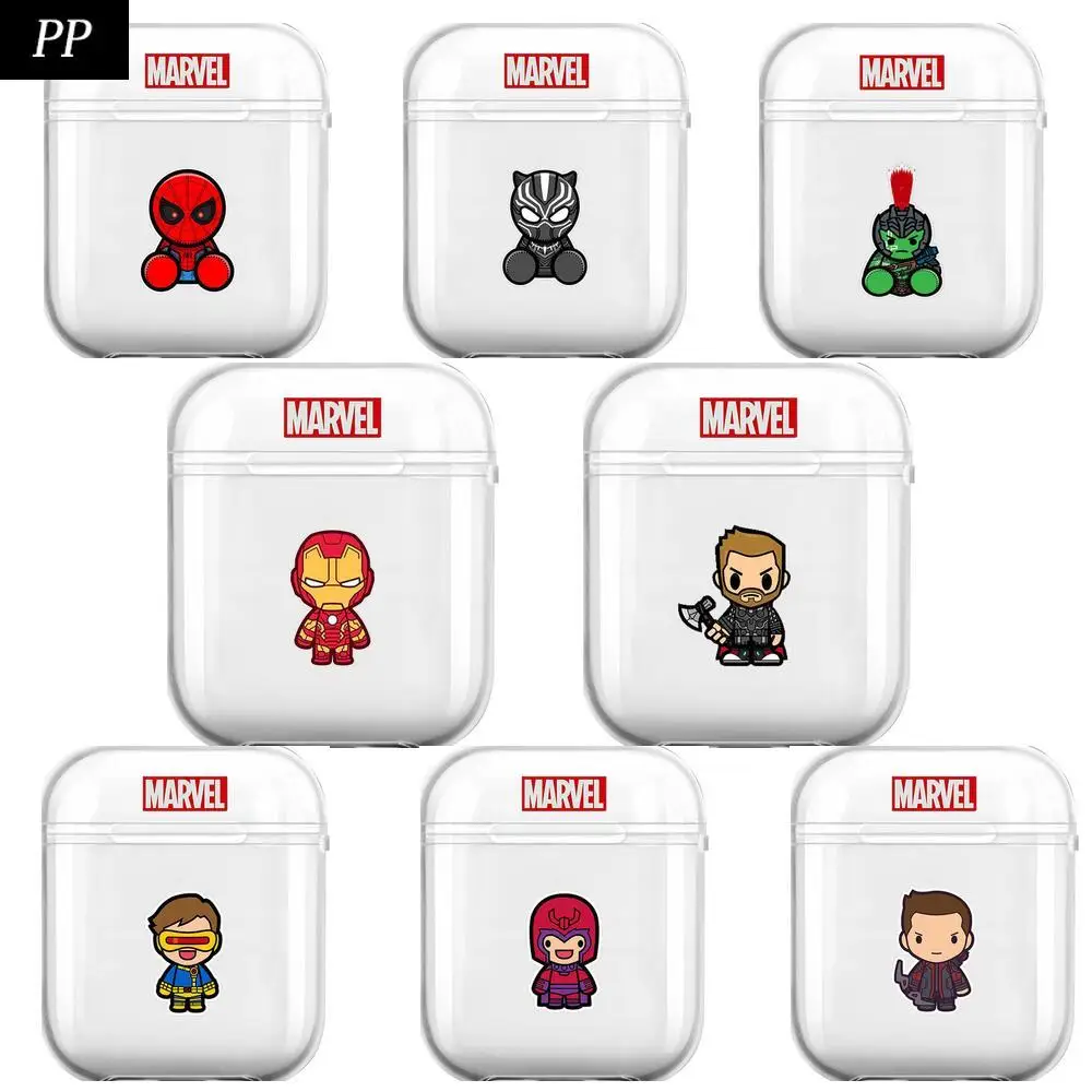 Marvel Cute Soft Silicone Cases For Airpods 1/2 Protective Bluetooth Wireless Earphone Cover For Air Pods Charging Box Bags
Marvel Cute Soft Silicone Cases For Airpods 1/2 Protective Bluetooth Wireless Earphone Cover For Air Pods Charging Box Bags