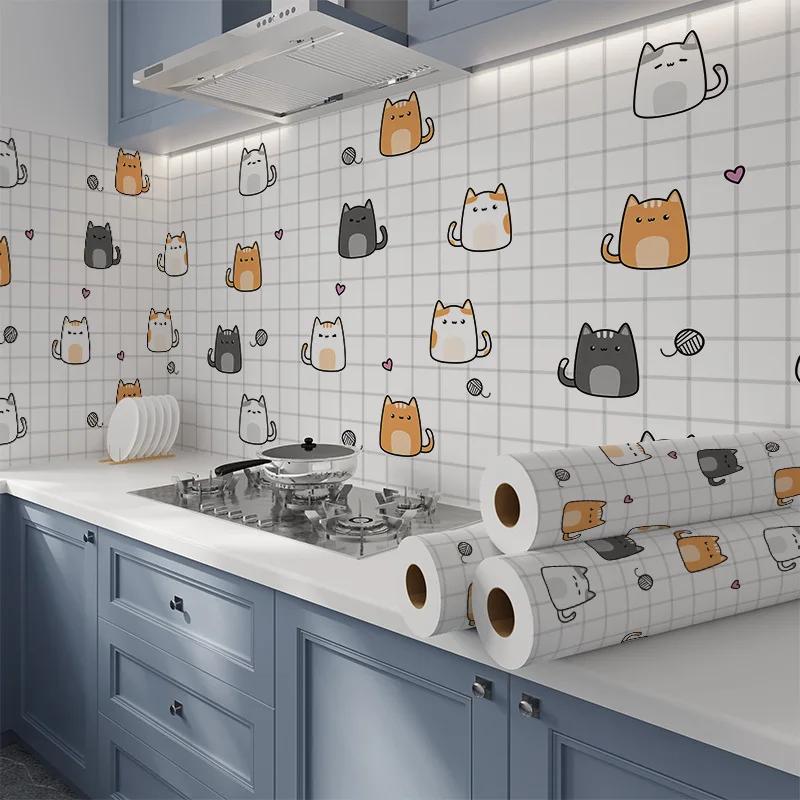 Kitchen Greaseproof Stickers Self Adhesive Wallpaper 3D Wall Sticker Furniture Film Renovation Stickers Cabinet Waterproof Films
Kitchen Greaseproof Stickers Self Adhesive Wallpaper 3D Wall Sticker Furniture Film Renovation Stickers Cabinet Waterproof Films