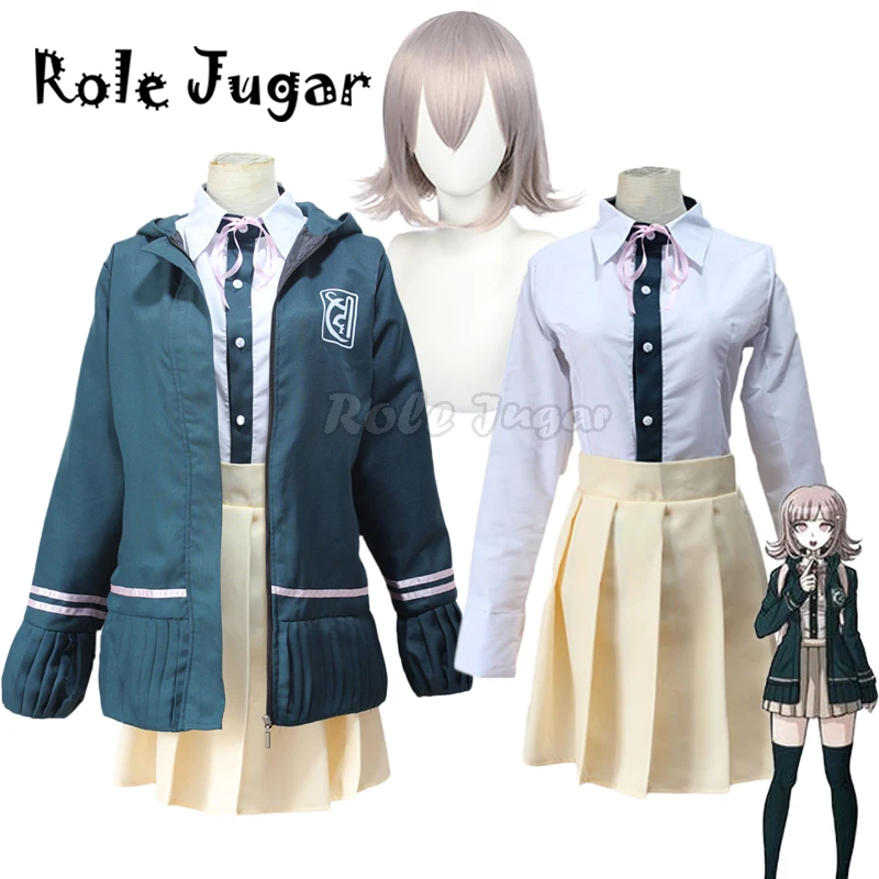 Anime Danganronpa Chiaki Nanami Cosplay Uniform Jacket Hoodie Shirt Wig Full Set For Women Cosplay Halloween Costume C80C01
Anime Danganronpa Chiaki Nanami Cosplay Uniform Jacket Hoodie Shirt Wig Full Set For Women Cosplay Halloween Costume C80C01